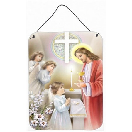 Carolines Treasures First Communion Girl Wall or Door Hanging Prints APH7585DS1216